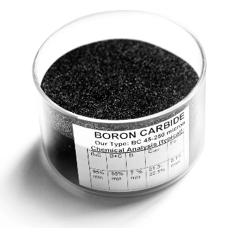 Boron carbide minus 20 plus 0.063 mm